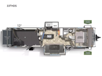 Puma 33THDS Floorplan Image