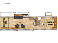 Attitude Wide Lite 3322SAG Floorplan Image