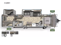 Puma 31QBBH Floorplan Image