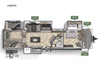 Puma 32BHFS Floorplan