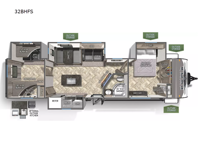 Puma 32BHFS Floorplan Image