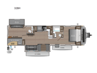 White Hawk 32BH Floorplan Image