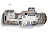 Mirada 315KS Floorplan Image