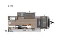 White Hawk 24MRB Floorplan Image