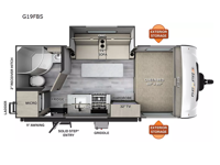 Rockwood GEO Pro G19FBS Floorplan Image