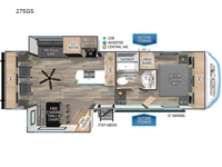 Cherokee Arctic Wolf 27SGS Floorplan