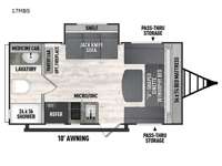 Clipper 17MBS Floorplan