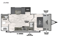 Clipper 251RBS Floorplan Image