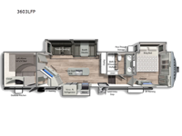 Astoria 3603LFP Floorplan Image