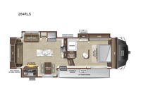 GSL 264RLS Floorplan Image
