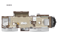 GSL 364BHS Floorplan Image