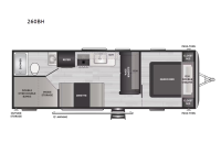 Springdale 260BH Floorplan