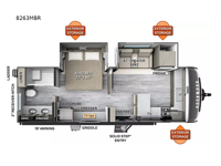 Rockwood Signature 8263MBR Floorplan Image