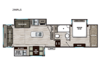 Chaparral 298RLS Floorplan Image
