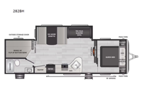 Springdale 282BH Floorplan Image
