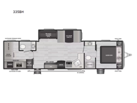 2024 Keystone RV Springdale 335BH Floorplan