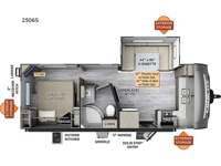 Rockwood Mini Lite 2506S Floorplan Image