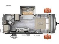 Rockwood Mini Lite 2205S Floorplan
