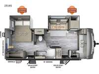 Rockwood Mini Lite 2516S Floorplan Image