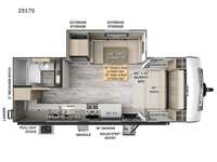 Rockwood Mini Lite 2517S Floorplan Image