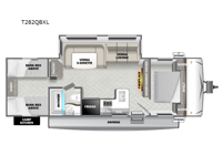Wildwood X-Lite T282QBXL Floorplan Image