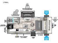 Salem Hemisphere Hyper-Lyte 17RBHL Floorplan Image