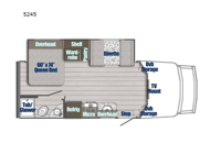 BT Cruiser 5245 Floorplan Image
