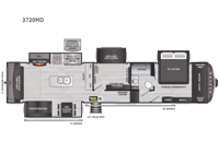 Alpine 3720MD Floorplan Image