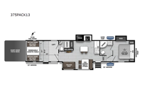 Cherokee Wolf Pack 375PACK13 Floorplan Image