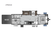 Cherokee Wolf Pack 27PACK10 Floorplan Image