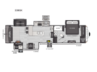 Avalanche 338GK Floorplan Image
