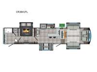 Cruiser CR3841FL Floorplan Image