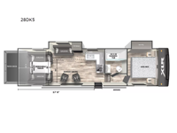 2024 Forest River RV XLR Nitro 28DK5 Floorplan