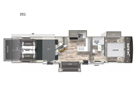 XLR Nitro 351 Floorplan Image