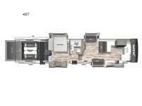 XLR Nitro 407 Floorplan Image