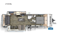 Cherokee Black Label 274WKBL Floorplan