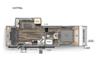 Cherokee Black Label 245TRBL Floorplan