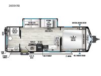 Alta 2600KRB Floorplan