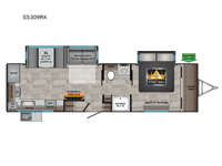 Sunset Trail SS309RK Floorplan