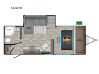 Sunset Trail SS212RB Floorplan