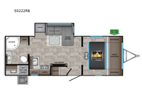 Sunset Trail SS222RB Floorplan Image