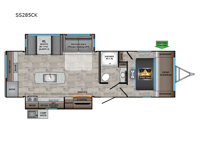 2024 CrossRoads RV Sunset Trail SS285CK Floorplan