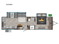 Sunset Trail SS309RK Floorplan