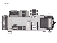 Passport GT 2700RL Floorplan