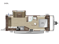 Super Lite 242RL Floorplan Image