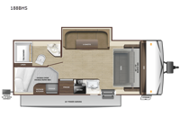 Open Range Conventional 188BHS Floorplan Image
