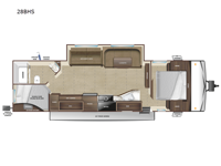 Open Range Conventional 28BHS Floorplan Image