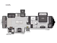 Alpine 3102RL Floorplan Image