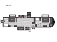 Alpine 3912DS Floorplan Image