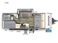 Cherokee Wolf Pup 17JW Floorplan